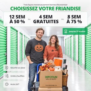Depotium Mini Entrepôt - St-Hubert Promotion