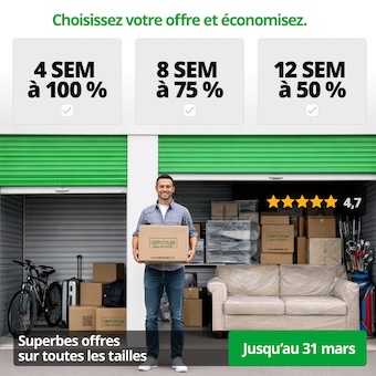 Depotium Mini Entrepôt - St-Hubert Promotion