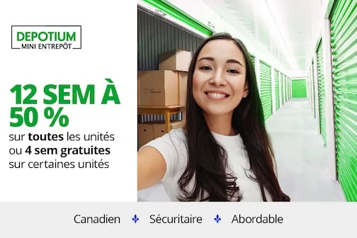 Depotium Mini Entrepôt - St-Hubert Promotion